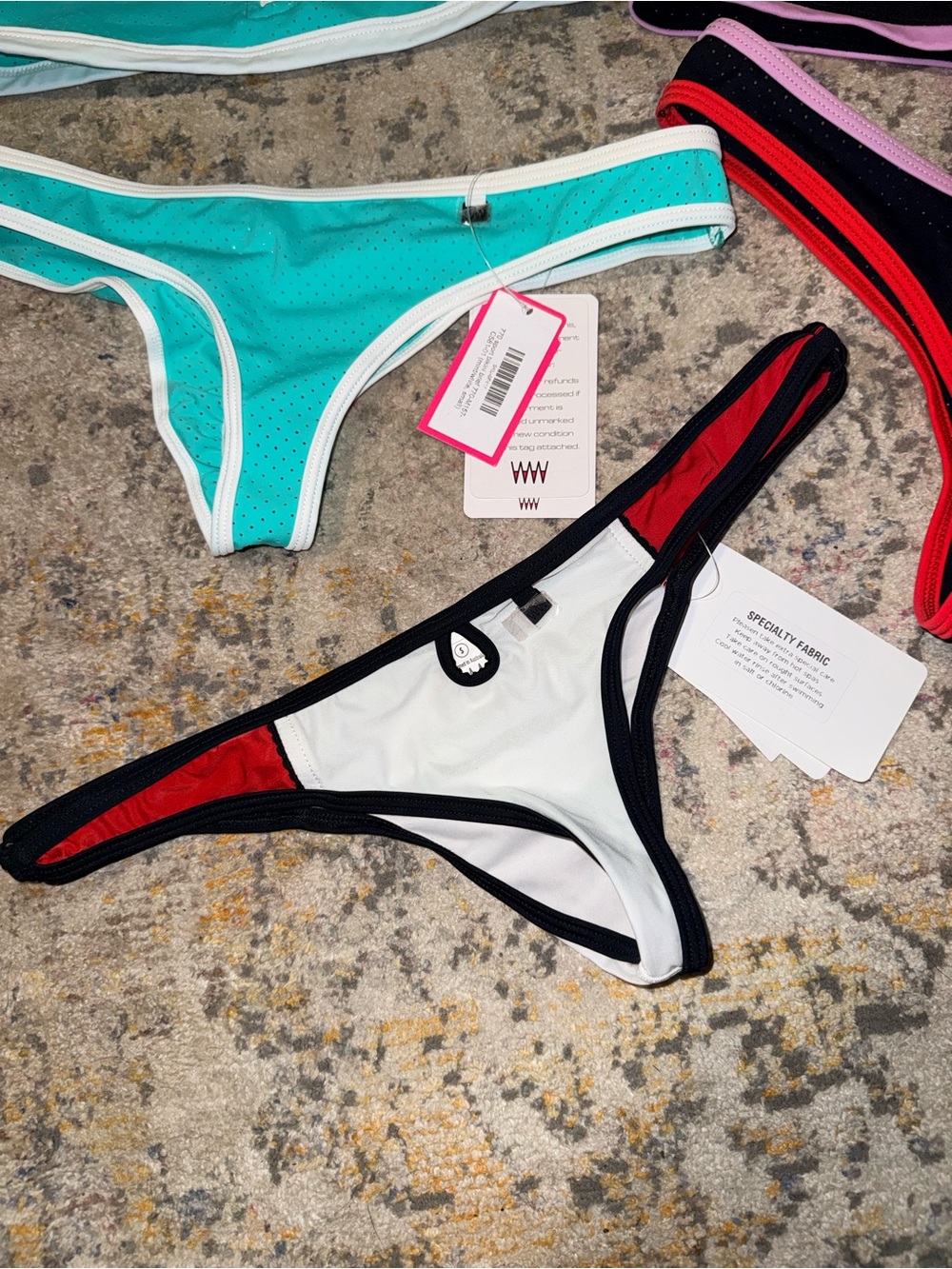 Wicked weasel Bundle of 2 set and 1 extra cheeky bikini bottom size small - Picture 2 of 7